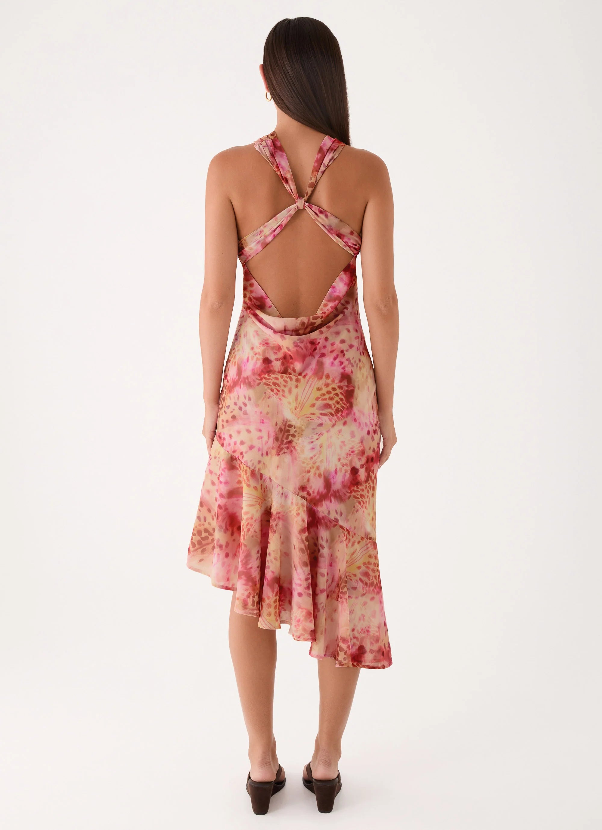 Sinnie Midi Dress - Botanic Cheetah