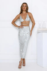 You Amaze Midi Skirt Sherbet
